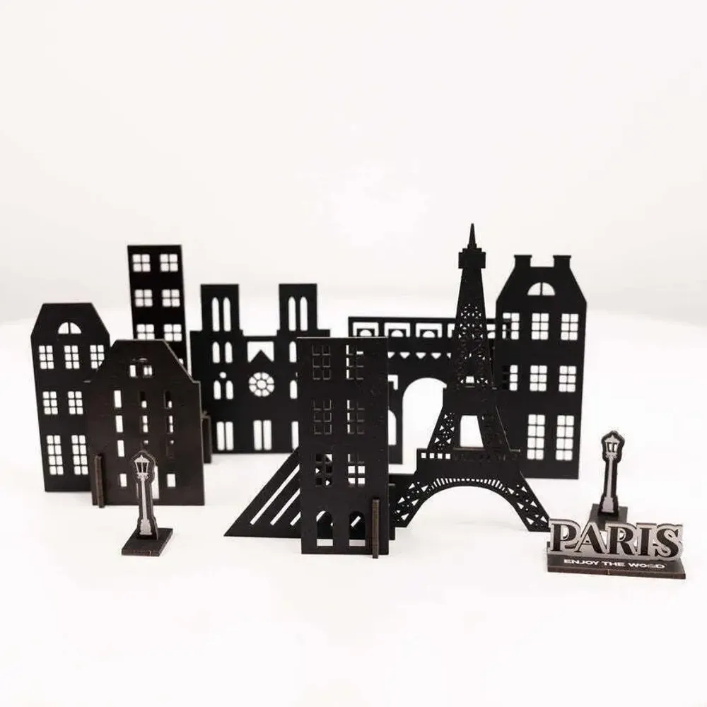 Objets de décoration - Ville Souvenir : Paris - ENJOY THE WOOD