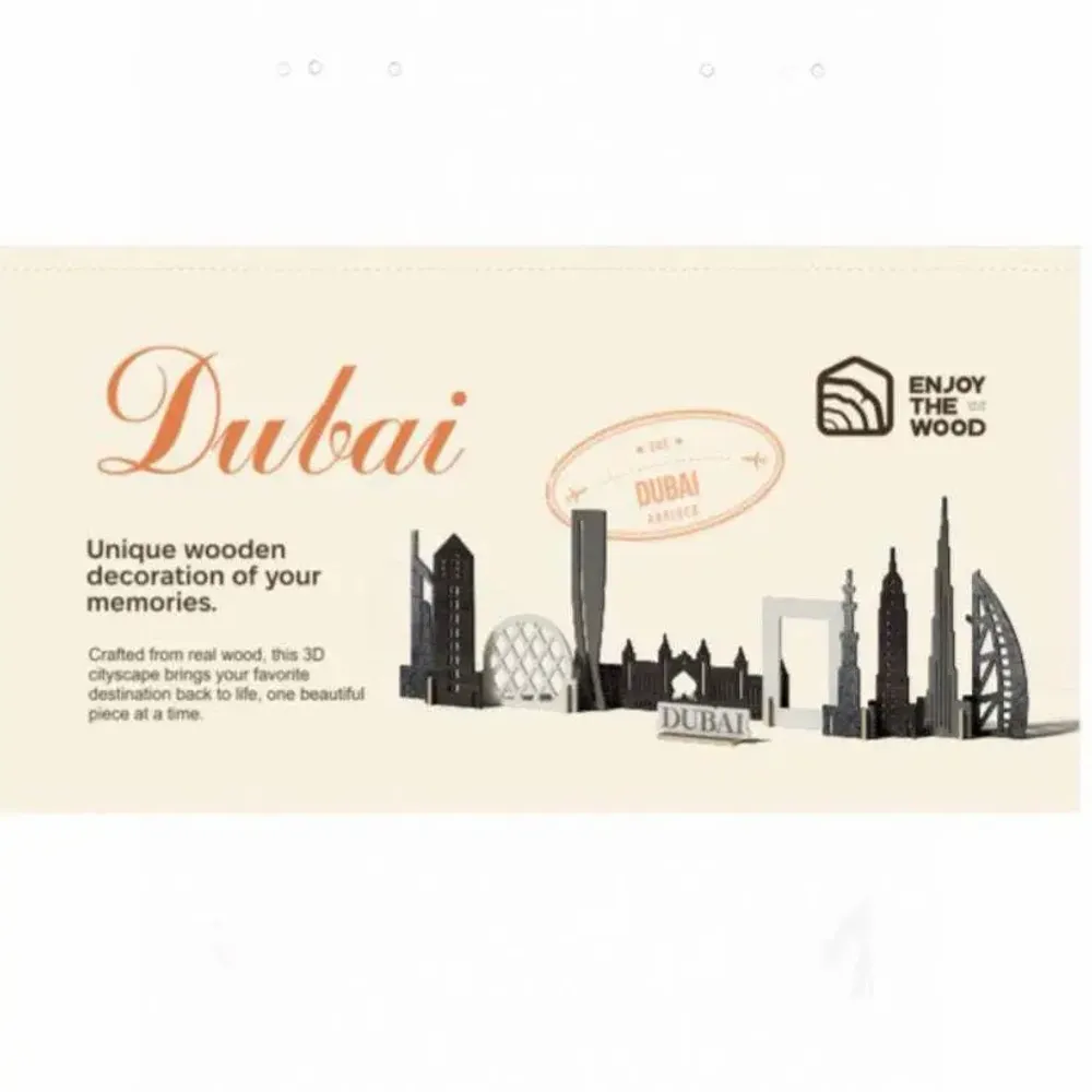 Objets de décoration - Ville Souvenir : Dubaï - ENJOY THE WOOD