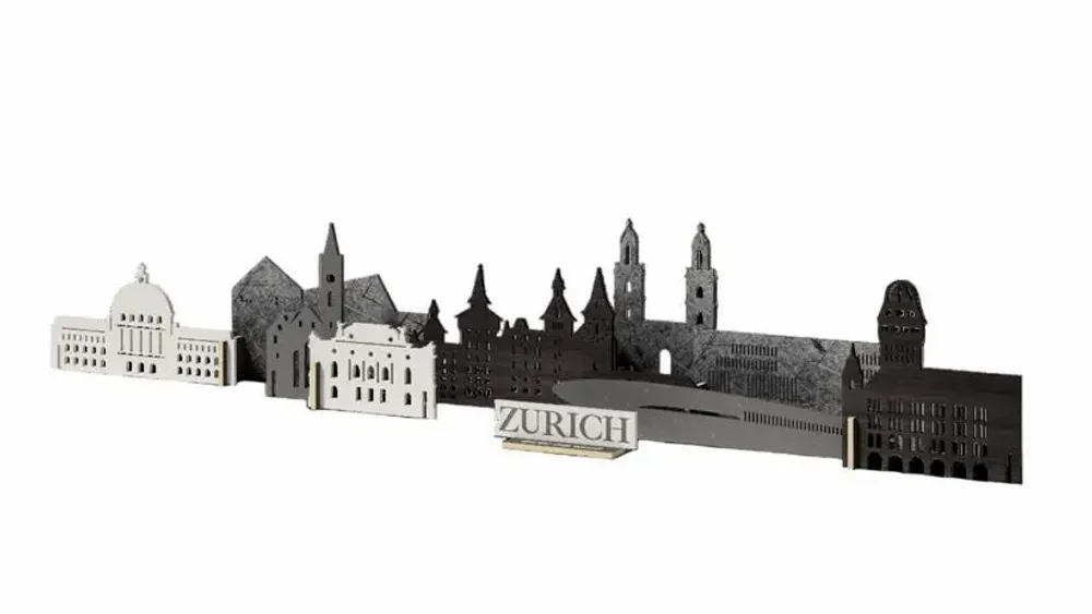 Objets de décoration - Ville Souvenir : Zurich - ENJOY THE WOOD