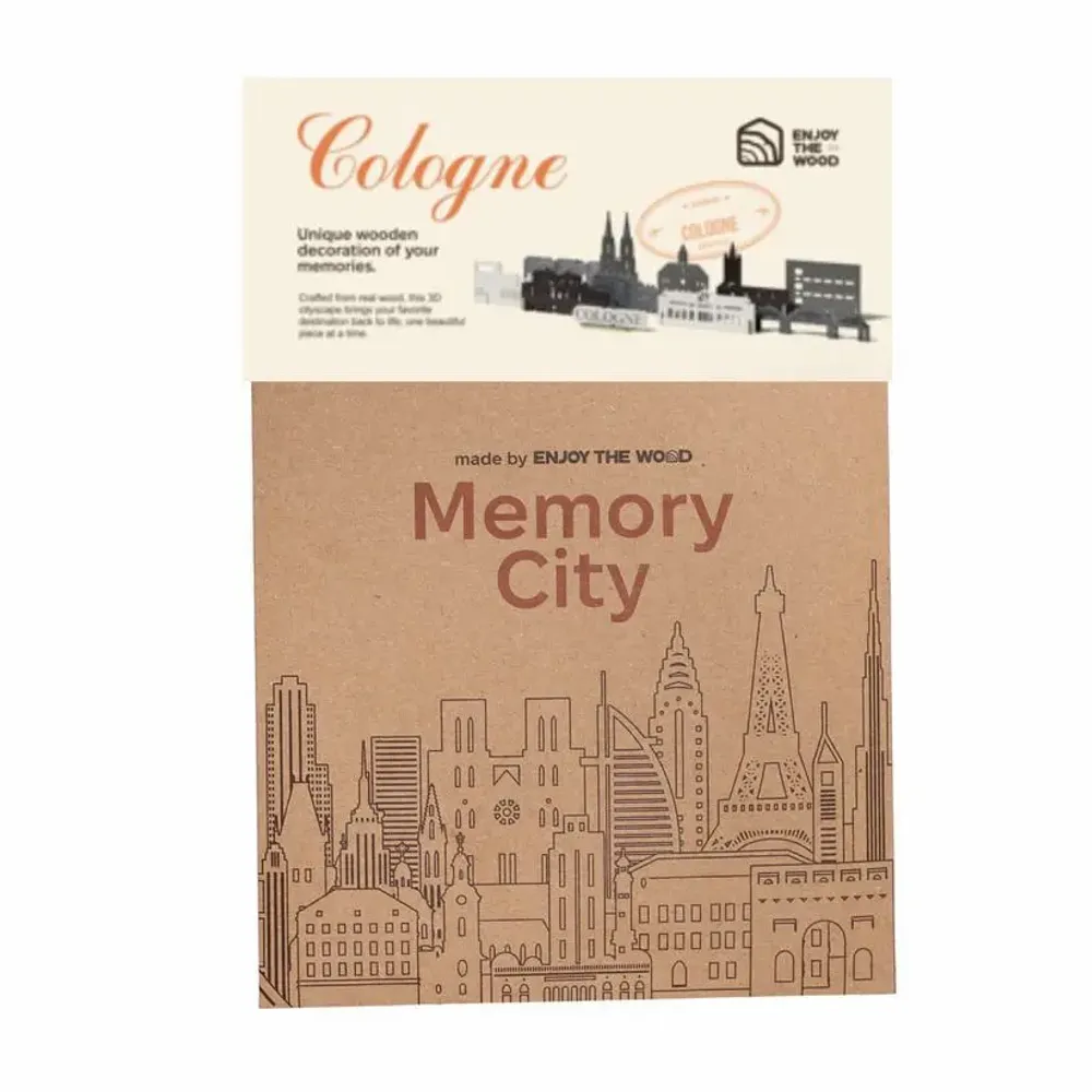 Objets de décoration - Ville Souvenir : Cologne - ENJOY THE WOOD
