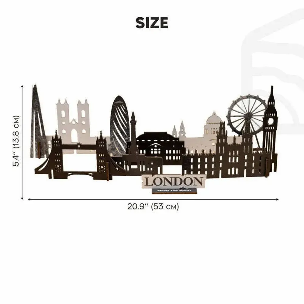 Objets de décoration - Ville Souvenir : Londres - ENJOY THE WOOD