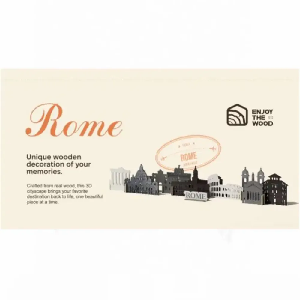 Objets de décoration - Ville Souvenir : Rome - ENJOY THE WOOD