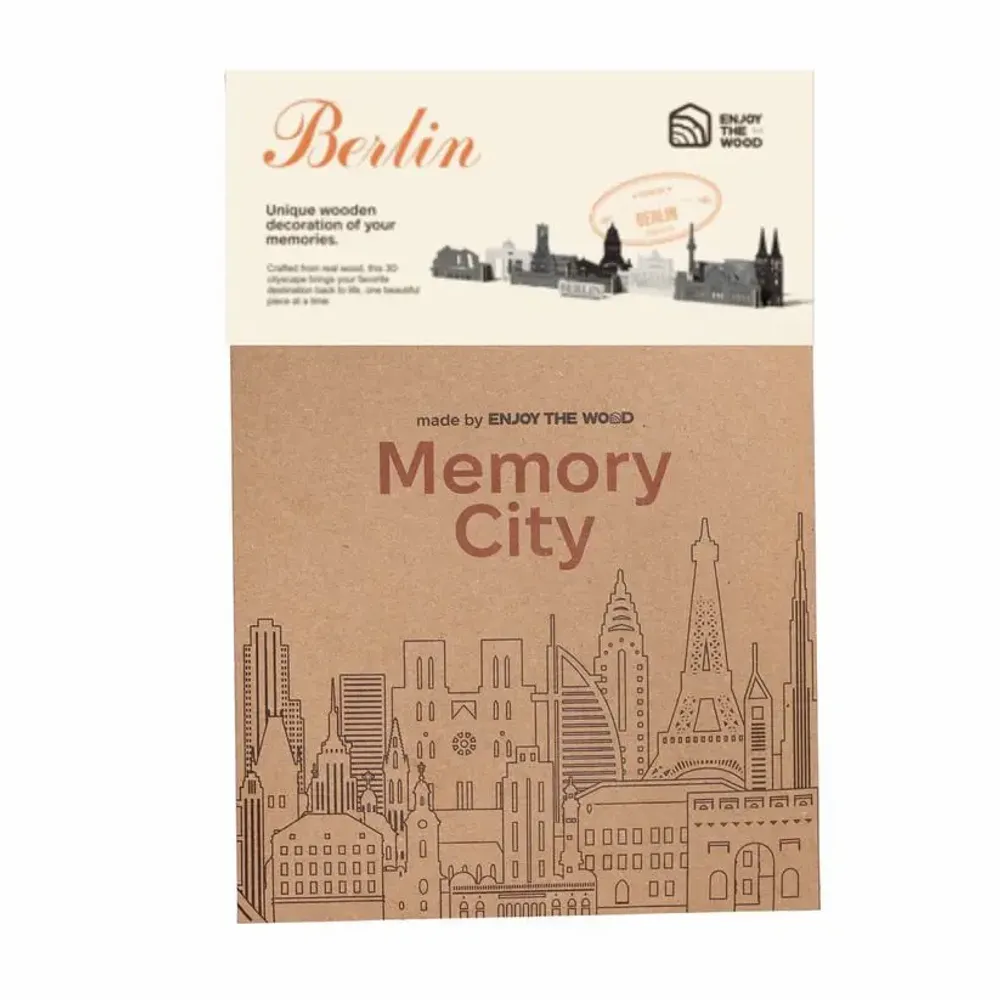 Objets de décoration - Ville Souvenir : Berlin - ENJOY THE WOOD