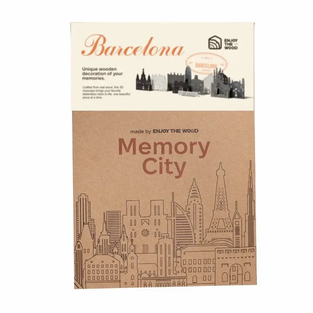 Objets de décoration - Ville Souvenir : Barcelone - ENJOY THE WOOD