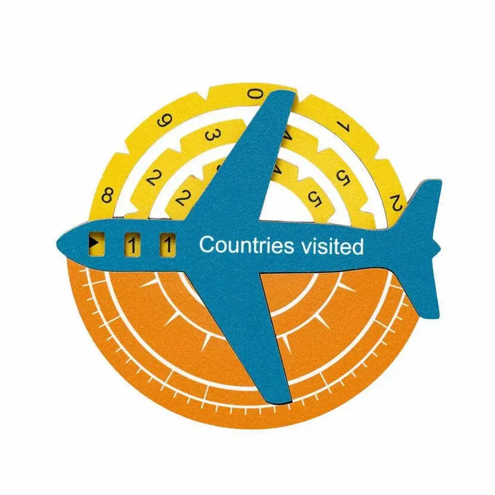 Objets de décoration - Carte du Monde en Bois Colorée 3D Travel Tracker - Indie - ENJOY THE WOOD