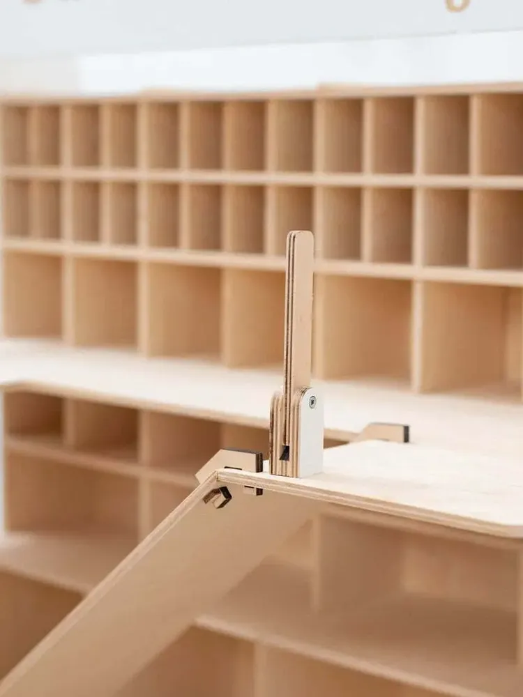Objets de décoration - Garage de rangement pour petites voitures – Blanc - ENJOY THE WOOD