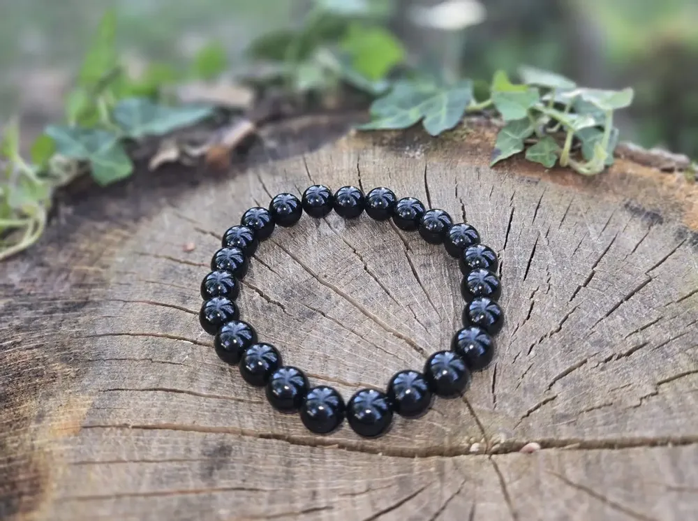 Bracelets - BRACELET PIERRE RONDE ONYX - JOLIE JULIE