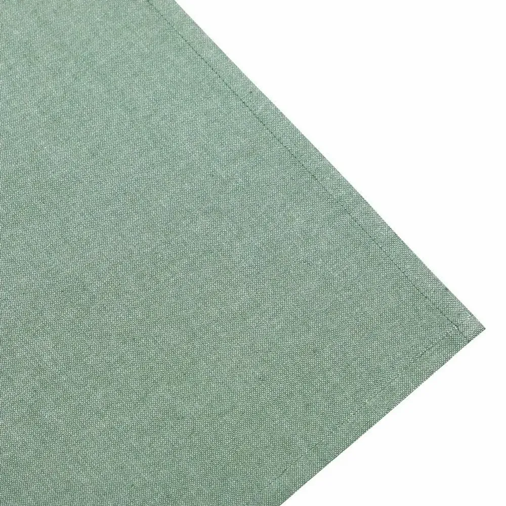 Tea towel - Torchon de cuisine recyclé LINNEA, 4 MOTIFS , Blanc/Vert 50x70cm - BY WILLE