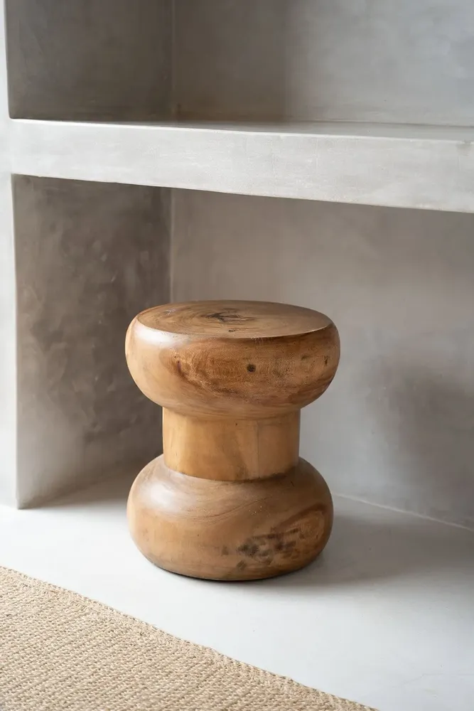 Tabourets - Le Tabouret Wayra - Naturel - BAZAR BIZAR LIVING