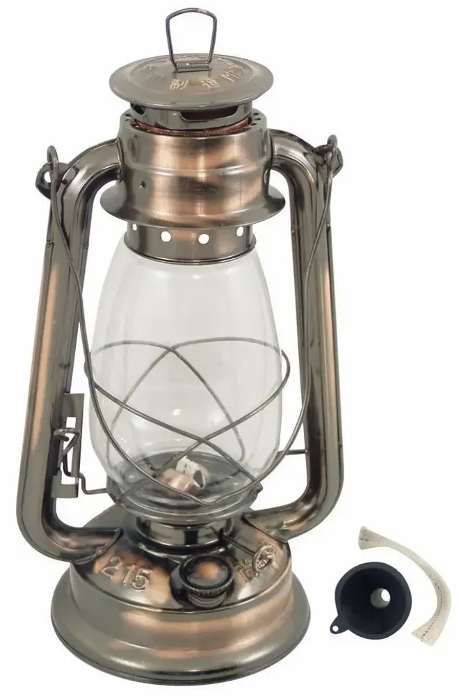 Lampes de table extérieures - Lampe tempete bronze vieilli, H 310 mm - TRADE WINDS