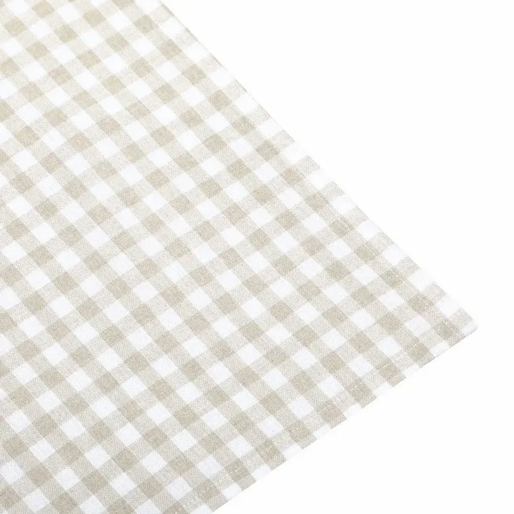 Torchons textile - Torchon de cuisine recyclé LINNEA, 4 motifs , Blanc/Lin 50x70cm - BY WILLE