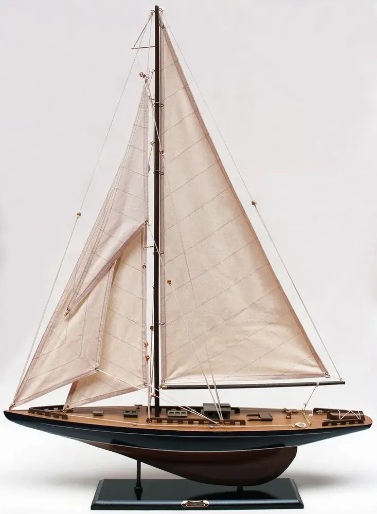 Objets de décoration - Maquette Endeavour, L.72 x H.100 x l.16 cm - TRADE WINDS