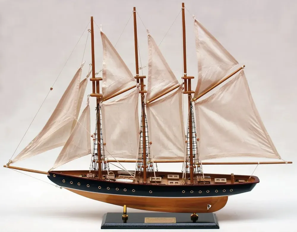 Objets de décoration - Maquette Atlantic, L.72 x H.56 x l.12 cm - TRADE WINDS