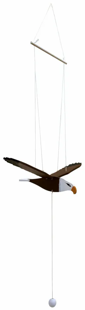 Objets déco enfant - Mobile aigle en bois L : 52 cm - TRADE WINDS