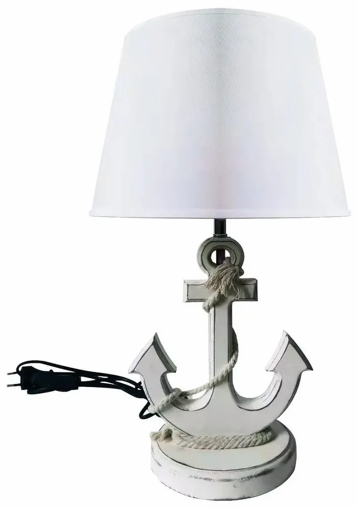 Lampes à poser - Lampe ancre beige avec cordage, H. 49 cm - TRADE WINDS