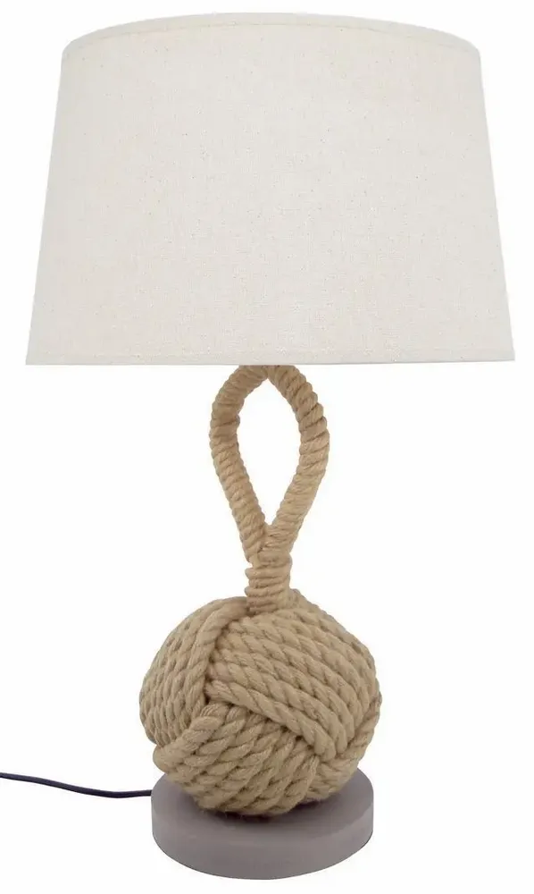Lampes à poser - Lampe cordage touline - H : 56 cm - Ampoule E27 - TRADE WINDS