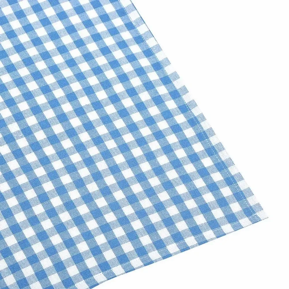 Tea towel - Torchon de cuisine recyclé Recycling , 4 motifs , Bleu C/Blanc 50x70cm - BY WILLE