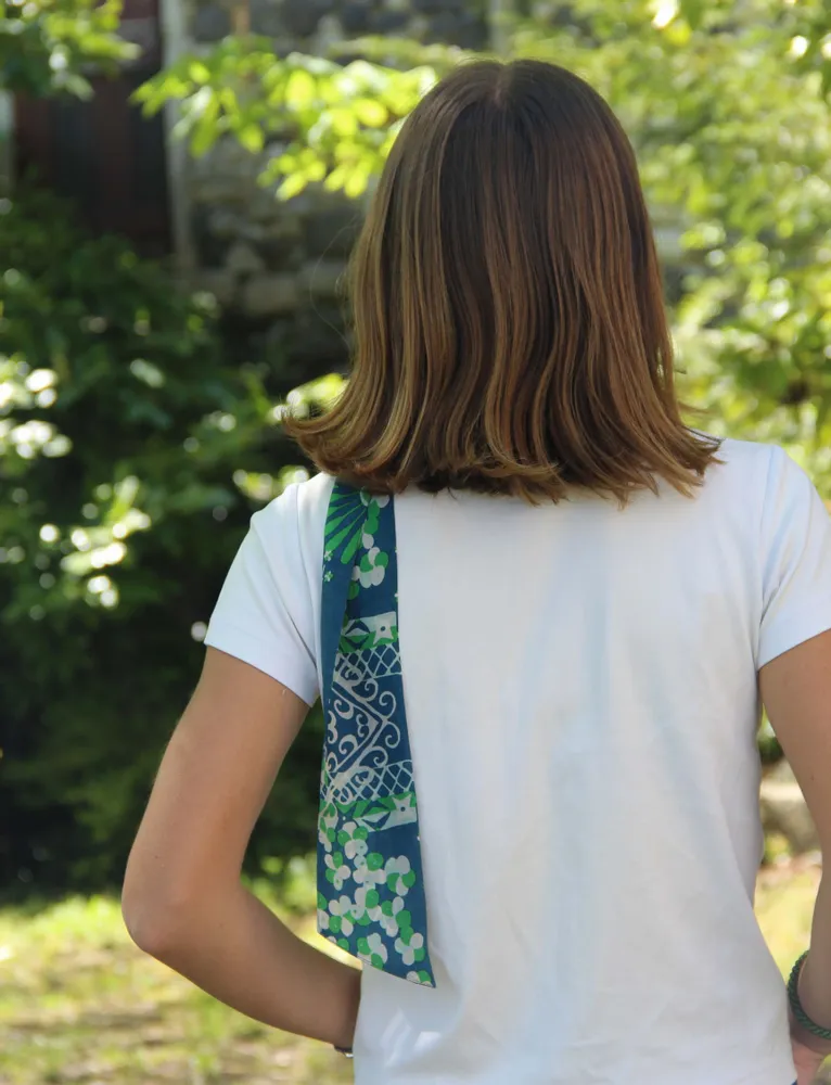 Foulards et écharpes - Foulard en Soie Les Bandeaux Slash Les Belles Vagabondes - LES BELLES VAGABONDES