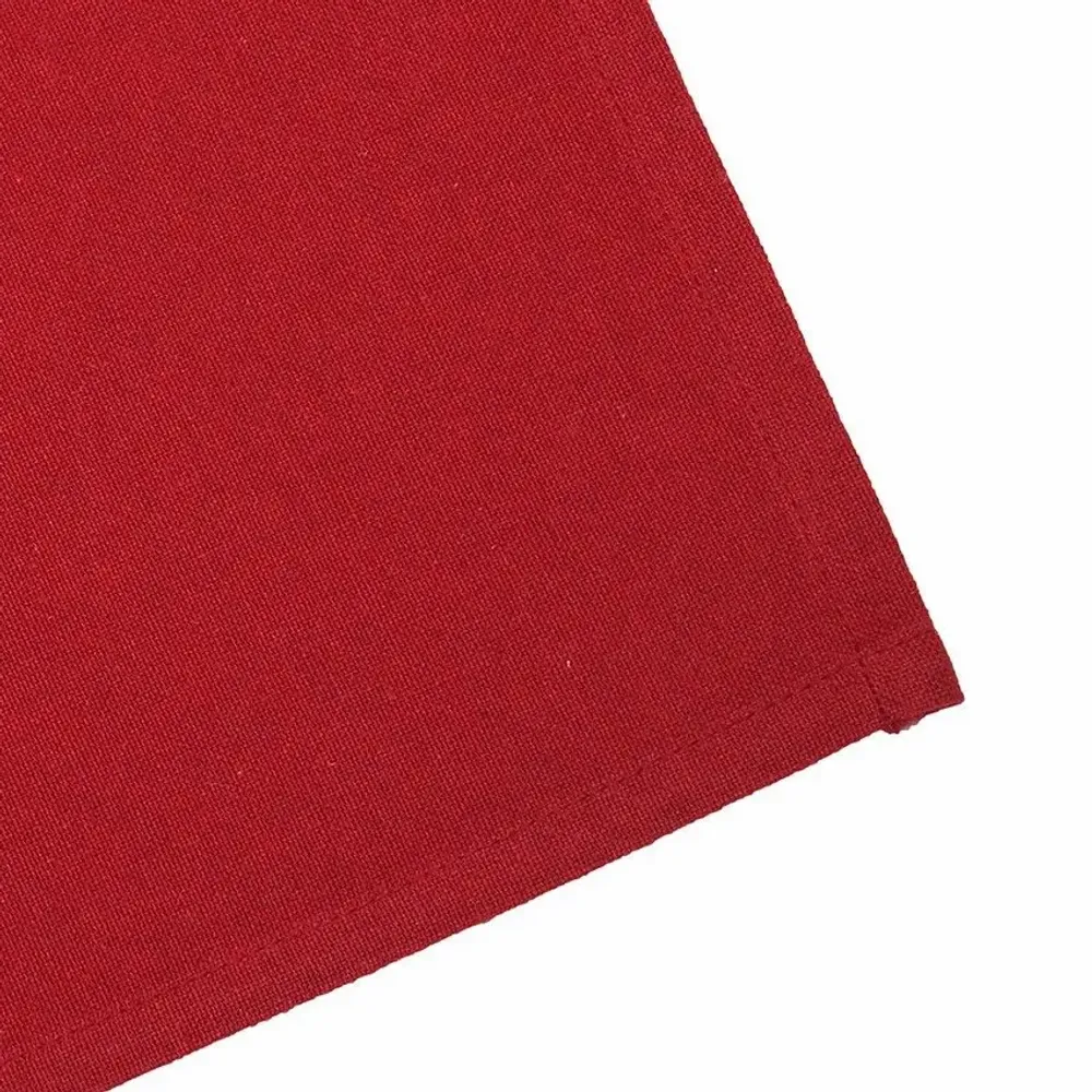 Tea towel - Torchon de cuisine recyclé Recycling , 4 motifs , Rouge/Beige 50x70cm - BY WILLE