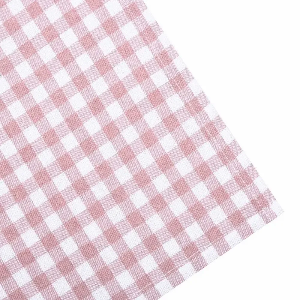 Torchons textile - Torchon de cuisine recyclé Recycling , 4 motifs , Rose C/Blanc 50x70cm - BY WILLE