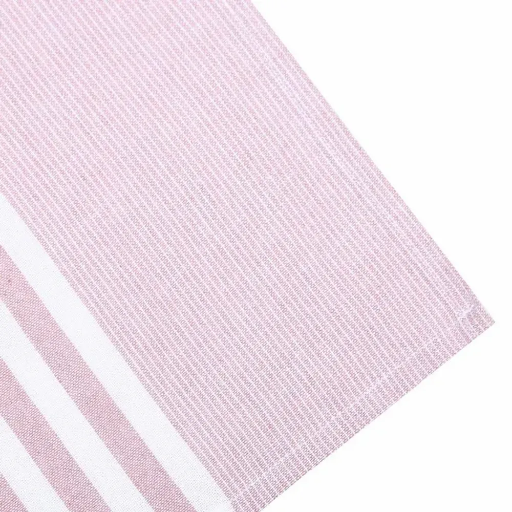 Torchons textile - Torchon de cuisine recyclé Recycling , 4 motifs , Rose C/Blanc 50x70cm - BY WILLE