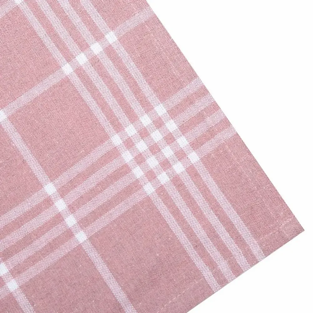 Torchons textile - Torchon de cuisine recyclé Recycling , 4 motifs , Rose C/Blanc 50x70cm - BY WILLE