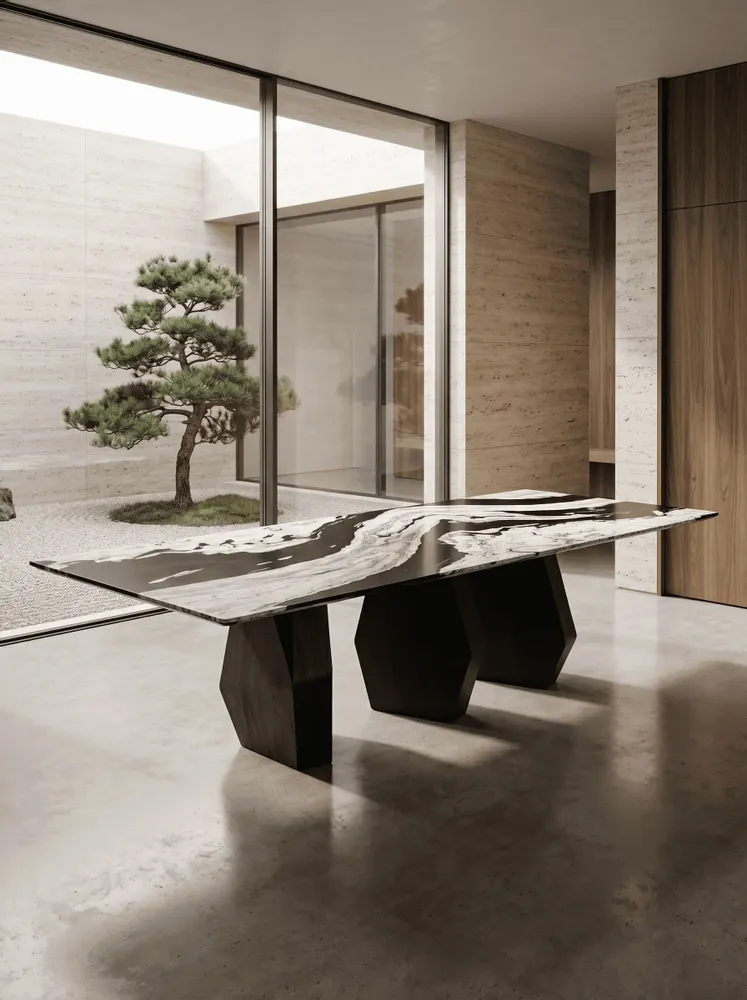Tables Salle à Manger - Table à manger Venea - EMPREINTE DU TEMPS