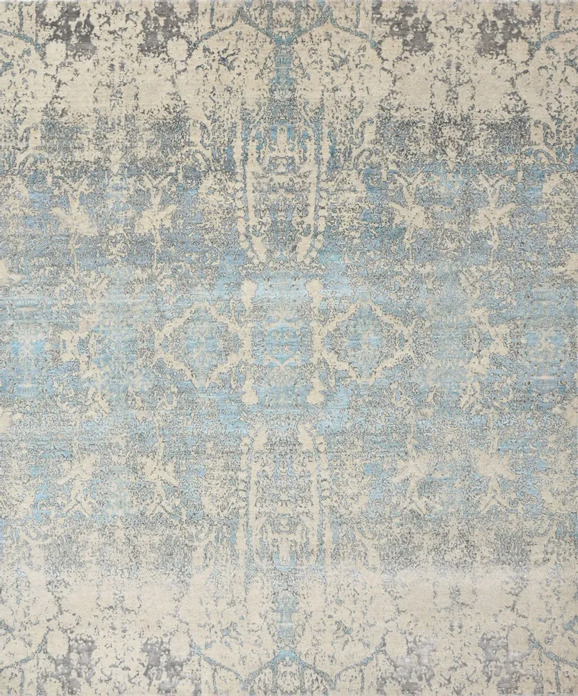 Tapis - TAPIS " RUBY BLEU AQUA " - PASSION DU TAPIS