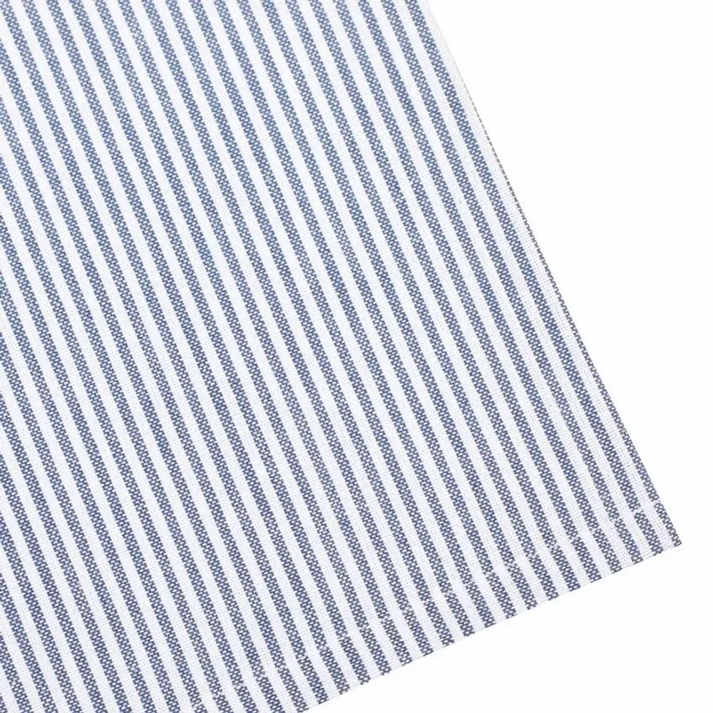 Linge de table textile - NAPPE ESSUYABLE RECYCLÉE BOSSE, GRIS BLEU/BLANC 140x240cm - BY WILLE
