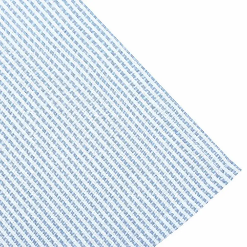 Linge de table textile - NAPPE ESSUYABLE RECYCLÉE BOSSE, BLEU CLAIR/BLANC 140x240cm - BY WILLE