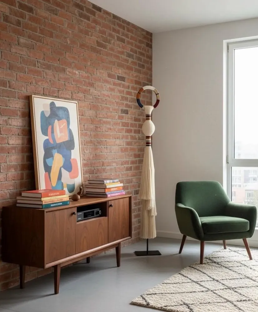 Autres décorations murales - Totem solitaire : objet sculptural sur pied fait main - SARMAL DESIGN