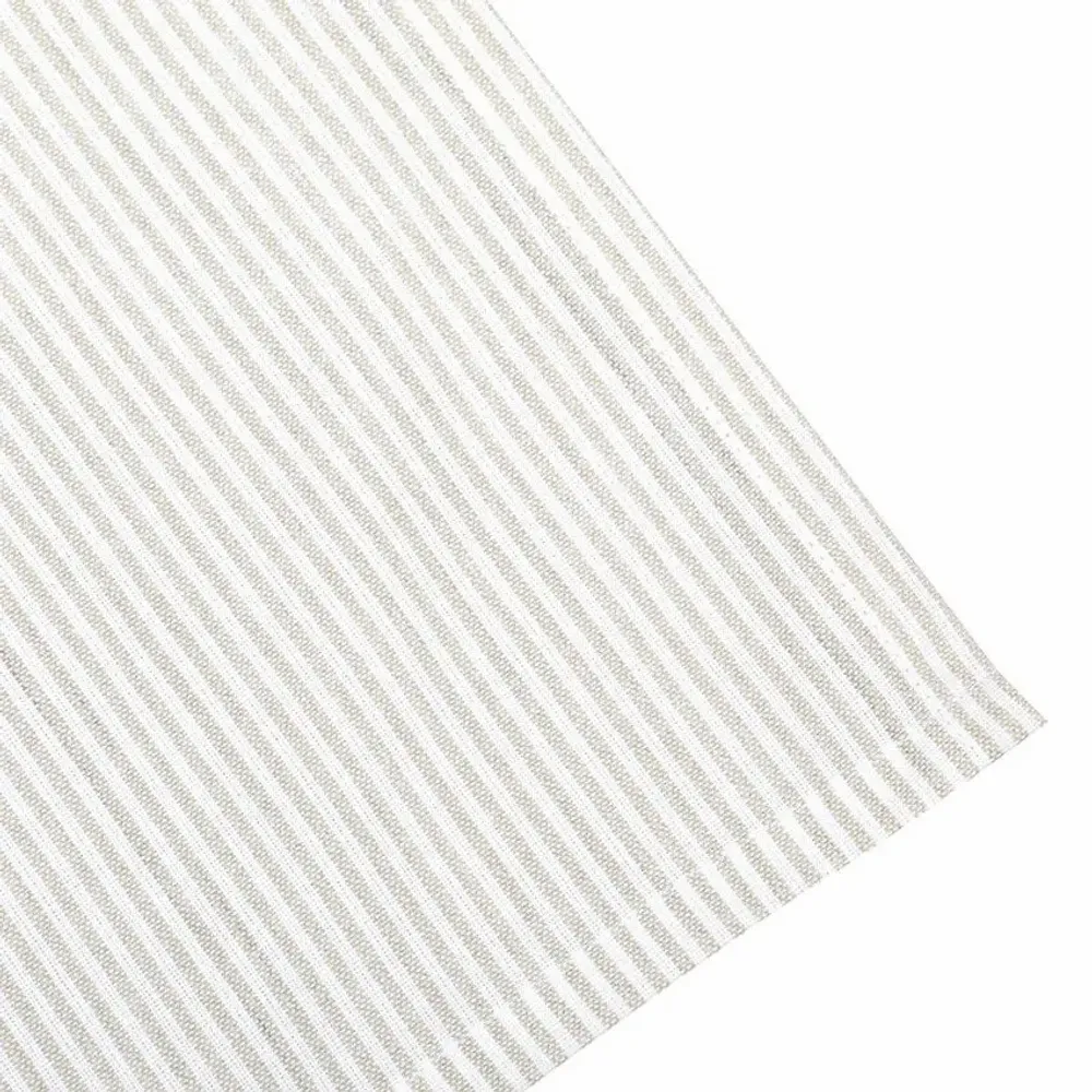 Linge de table textile - NAPPE ESSUYABLE RECYCLÉE BOSSE, LIN/BLANC 140x240cm - BY WILLE