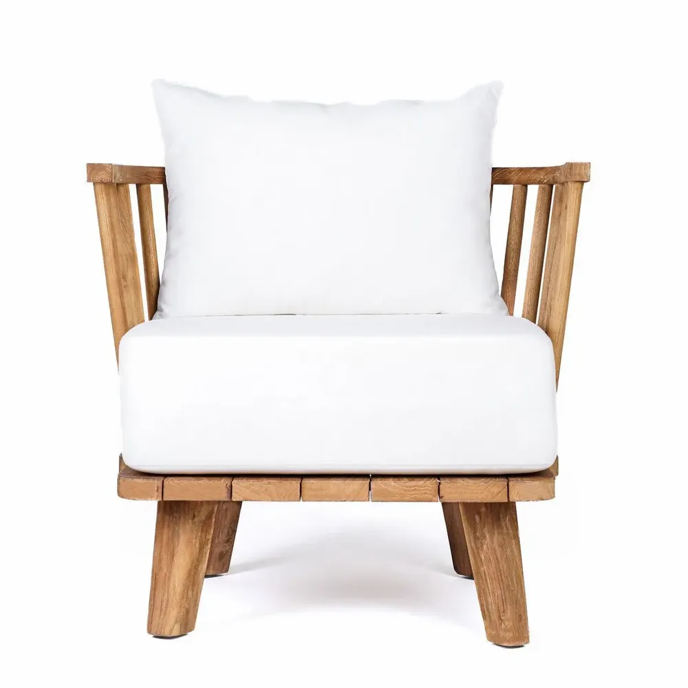 Canapés - Le Fauteuil Une Place Malawi - Blanc Naturel - BAZAR BIZAR LIVING