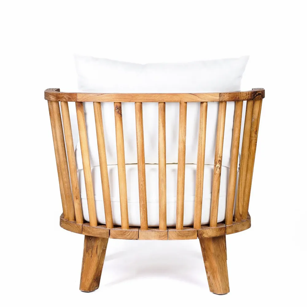 Canapés - Le Fauteuil Une Place Malawi - Blanc Naturel - BAZAR BIZAR LIVING