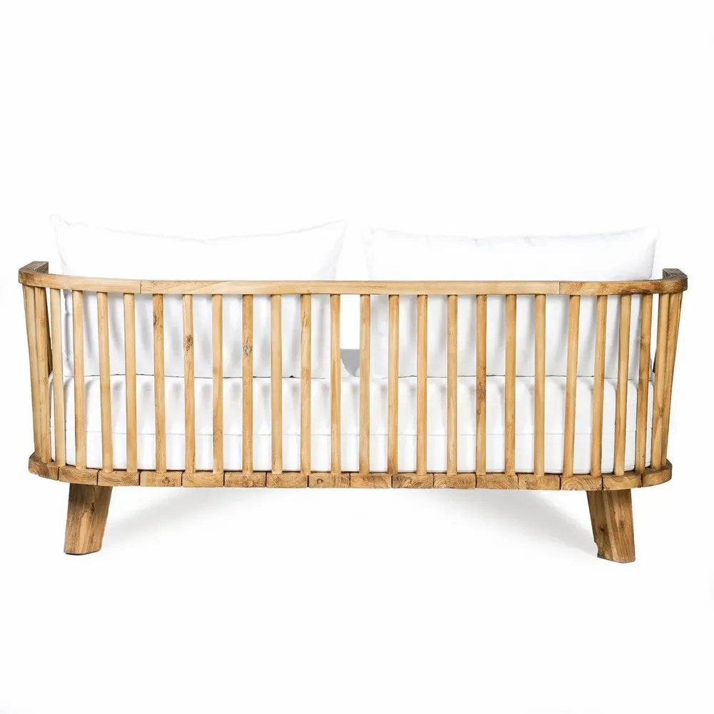 Lits - Le Double Lit de Jour Malawi - Naturel Blanc - BAZAR BIZAR LIVING