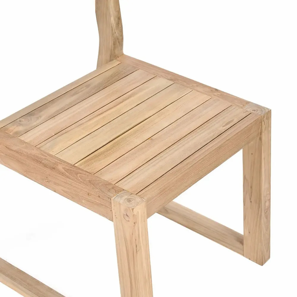 Chaises - La Chaise De Salle À Manger Linear - Gris Naturel - BAZAR BIZAR LIVING