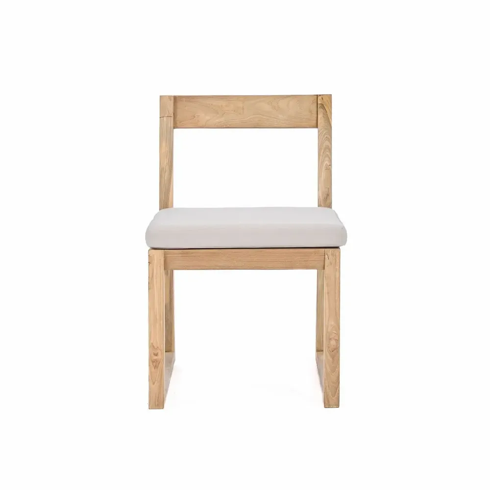Chaises - La Chaise De Salle À Manger Linear - Gris Naturel - BAZAR BIZAR LIVING