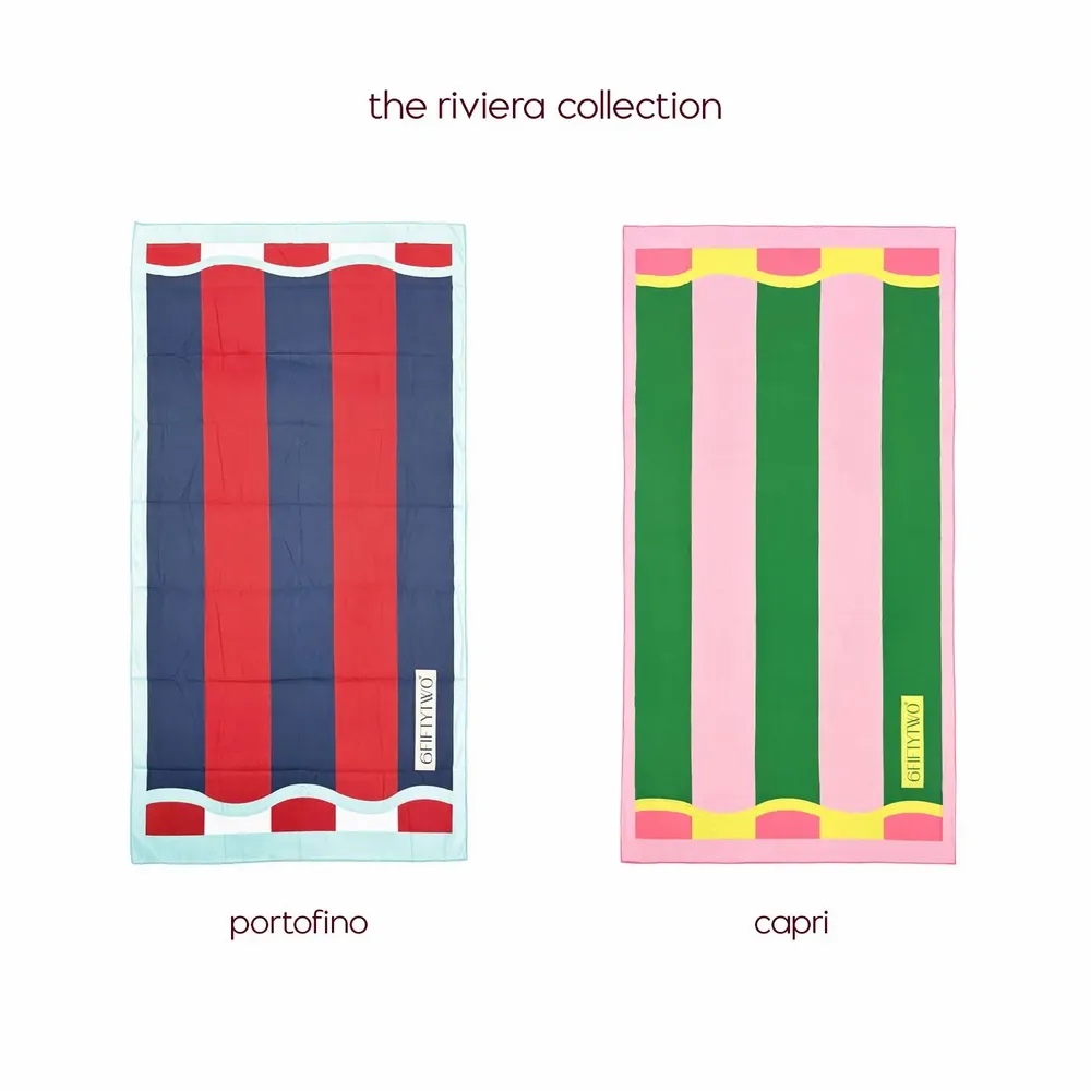Tissus d'extérieur - serviette de plage de la collection riviera - 6FIFTYTWO®
