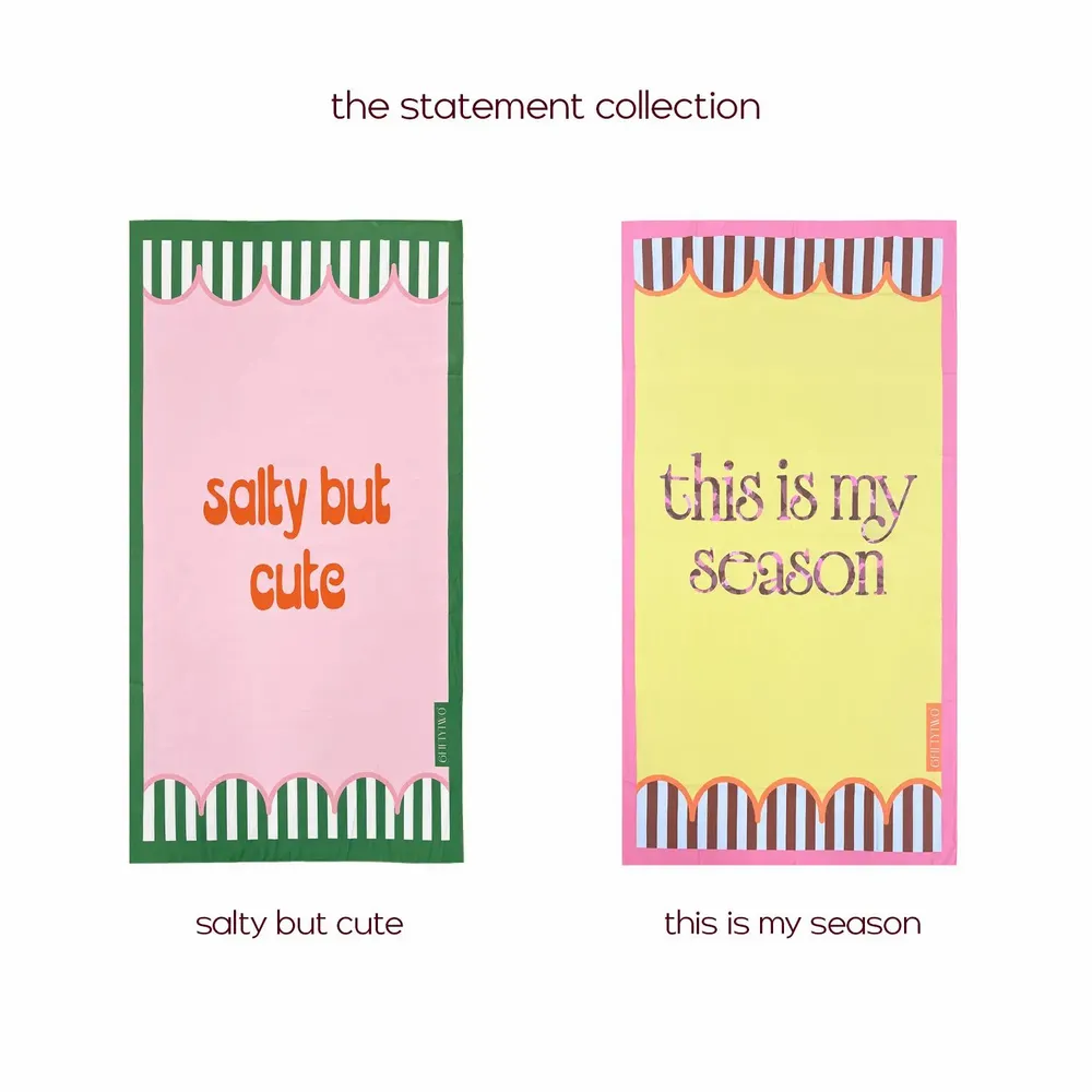 Tissus d'extérieur - serviette de plage de la collection statement - 6FIFTYTWO®