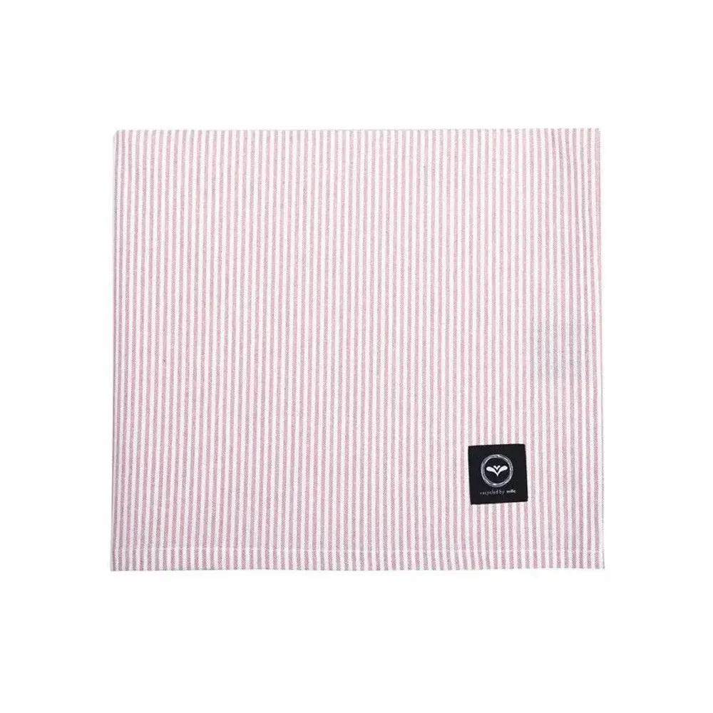 Linge de table textile - NAPPE ESSUYABLE RECYCLÉE BOSSE, ROSE CLAIR/BLANC 140x310cm - BY WILLE