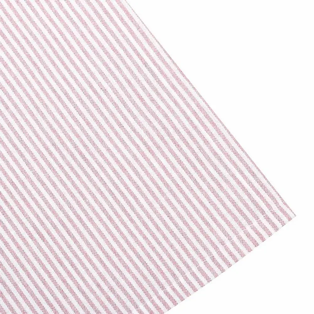 Linge de table textile - NAPPE ESSUYABLE RECYCLÉE BOSSE, ROSE CLAIR/BLANC 140x310cm - BY WILLE