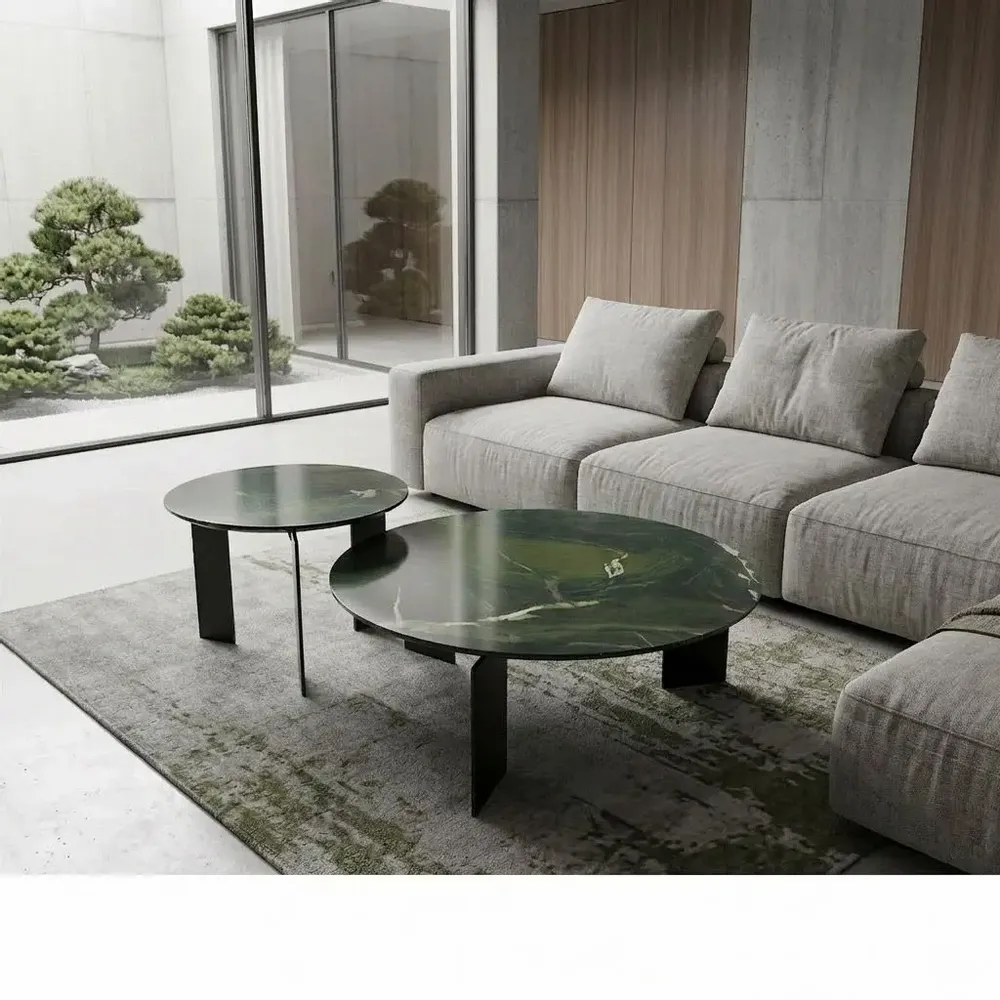 Tables basses - Duo de tables basses Elynora - EMPREINTE DU TEMPS