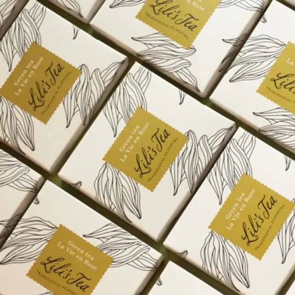 Café et thé - Lili’s Tea thé vert La Vie en Rose 16 pièces - LILI'S TEA
