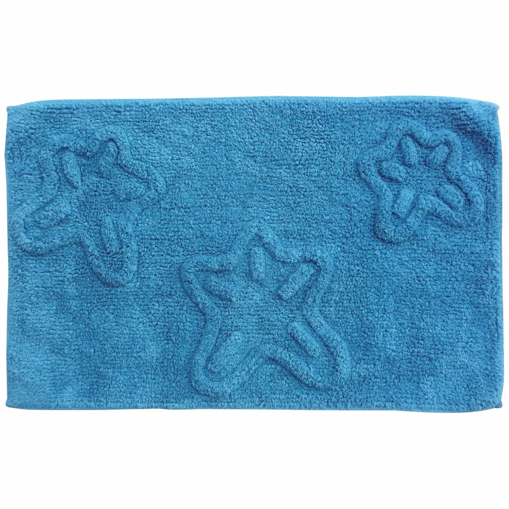 Tapis - Tapis de bain 3 étoiles de mer 50x80, turquoise - TRADE WINDS