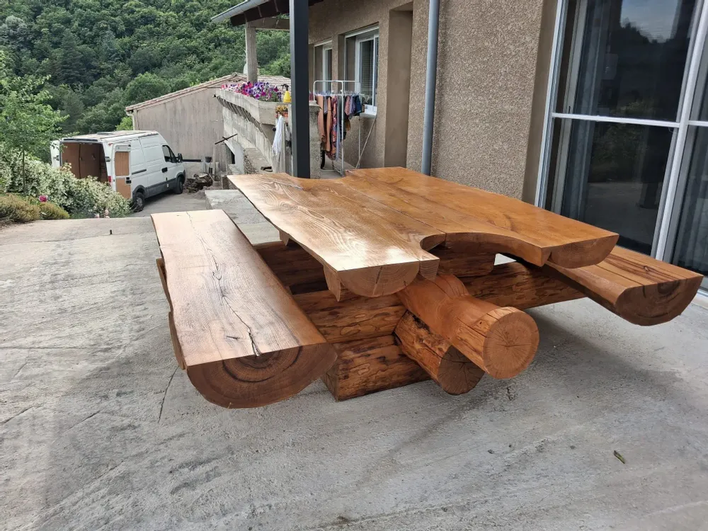 Tables Salle à Manger - Table en fuste - BOIS DE LION