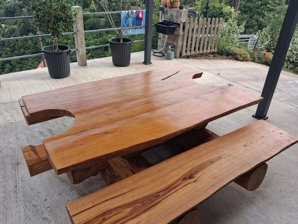 Tables Salle à Manger - Table en fuste - BOIS DE LION