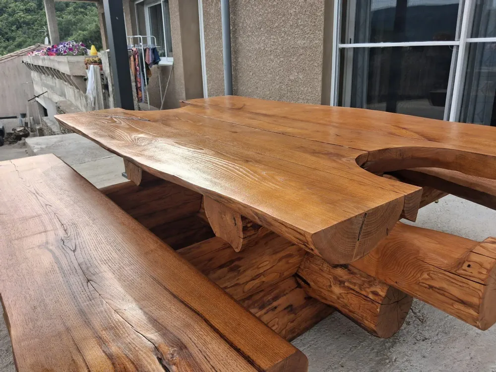 Tables Salle à Manger - Table en fuste - BOIS DE LION