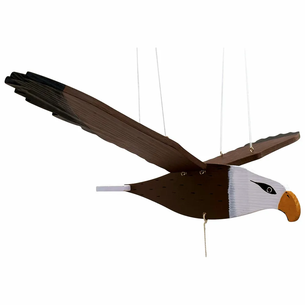 Objets déco enfant - Mobile aigle en bois L : 52 cm - TRADE WINDS