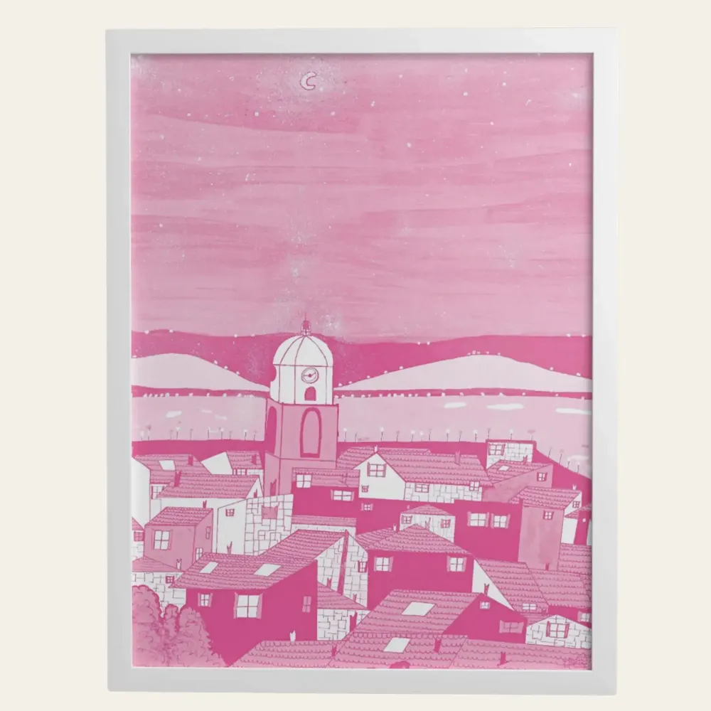 Poster - SAINT-TROPEZ POSTER - AMANDINE REALE CREATIVE ARTIST