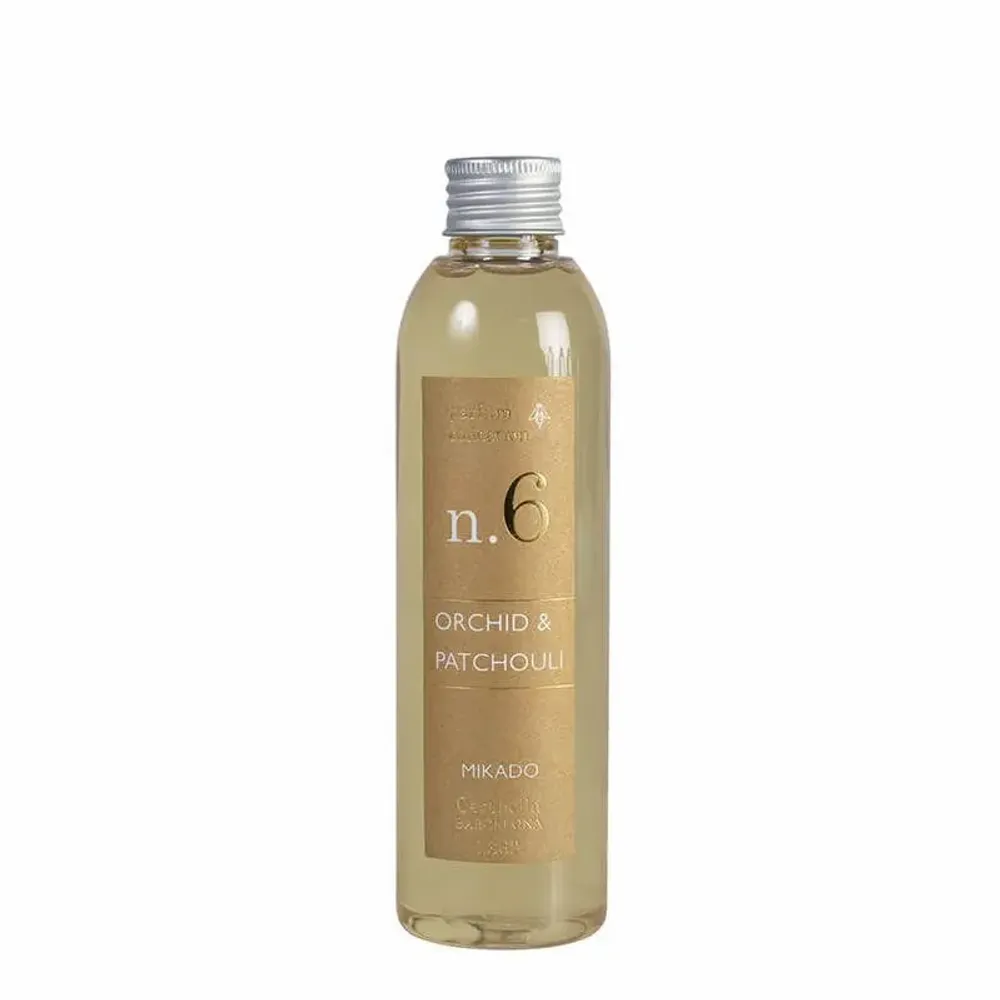 Scent diffusers - NUMBERS COLLECTION NUM.6 ORCHID & PACHOULI DIFFUSER REFILL - CERABELLA SL